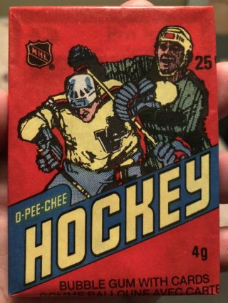 1981 - 82 Opc O Pee Chee Hockey Wax Pack Gretzky/messier/kurri?