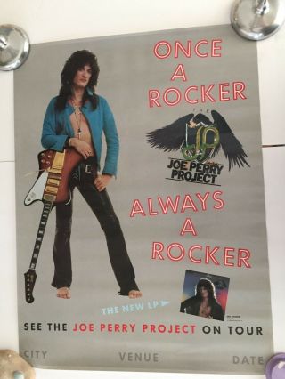 Joe Perry Project Once A Rocker Always A Rocker Promo Poster