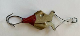 Antique Vintage Aspelin Spring Loaded Fish Hook Trap Lure Auto Harness Frog 3
