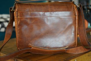 ONA Prince Street Leather (Antique Cognac) Camera Messenger Bag 3