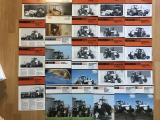 Group 25 Vintage Case Tractor Brochures Good Uncirculated