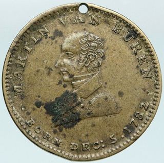 1840 United States President Martin Van Buren Antique Campaign Token Coin I88160