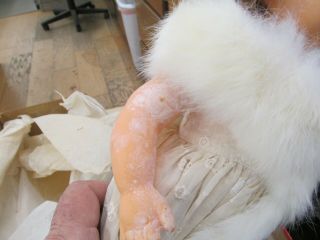 Vintage Terri Lee Has Damage a White Film On parts of the doll body 3