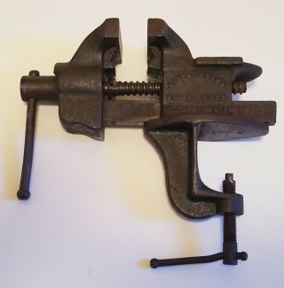 Vintage Littlestown No.  3 Clamp On Bench Vise 2 1/2 " Jaws