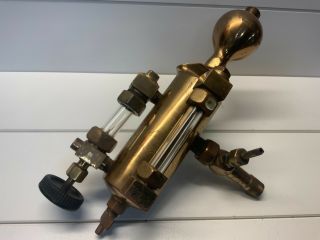 Antique Detroit Lubricator Company Steam Engine Oiler/ Lubricator Injector