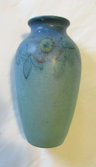 Antique Rookwood Art Pottery Floral Vase 7 1/2 " Artist Katherine Jones 1926