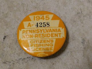 1945 Pennsylvania Non - Resident Citizen 