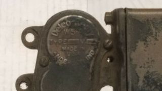 Vintage Delco - Remy Model W5 - A Windshield Wiper Motor,  Unit Runs And Is.