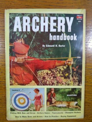 Vintage 1954 Archery Handbook Fawcett How - To 1950 