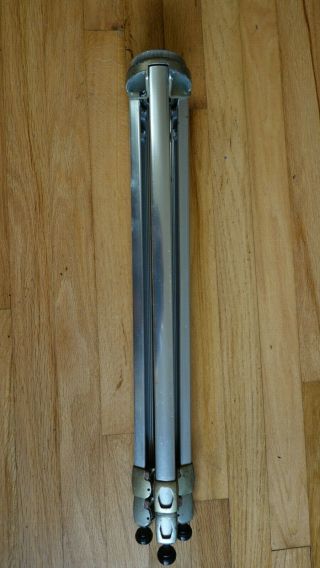 Vintage Linhof Aluminum Tripod Legs Only 25 Inches To Over 60 Inches Mid - 60s Mcm