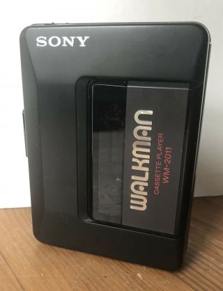 Vintage Sony Walkman Wm - 2011 Stereo Cassette Player