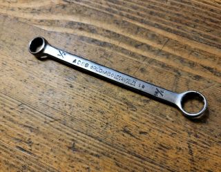 Rare Antique Tools Vintage Plomb Los Angeles Box End Wrench 1/2 " & 9/16 " ☆usa