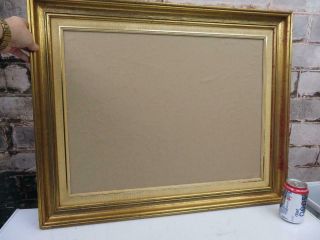 Really Old Picture Frame Gold Fits A 24 1/2 Inch X 18 1/2 " Painting
