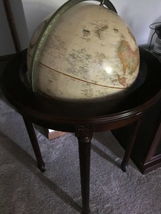 Replogle Regency World Globe 16 " Antique Ocean With Stand