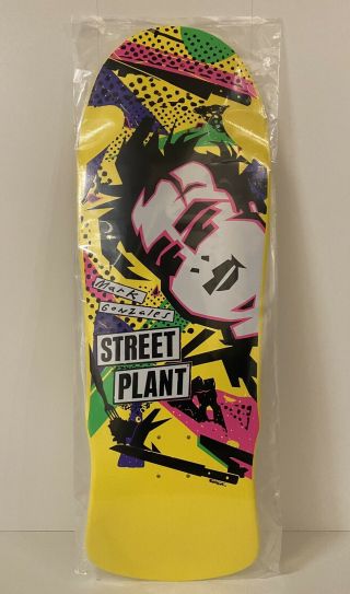 Street Plant Mark Gonzales Gonz Limited Shaped Skateboard Yellow 11.  25 Mike V
