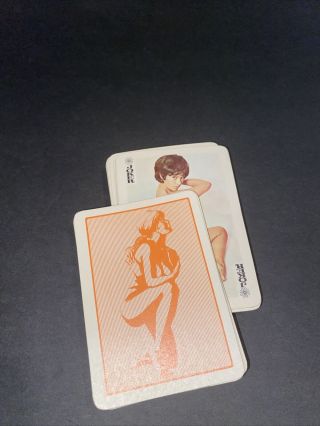Vintage World Beauty Playing Cards Pin - up girls Nudes 1970s Hong Kong 2