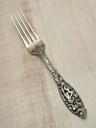 Labors Of Cupid By Dominick & Haff Individual Dinner Fork 7 7/8 "