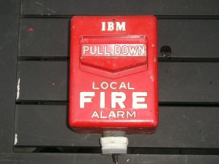 Vintage Ibm Fire Alarm Pull Station