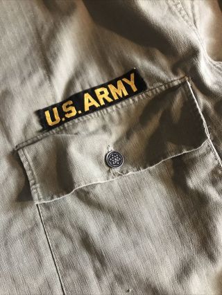 Vtg 70’s U.  S.  Army Issued Uniform Jacket Top Size Xl ? 2