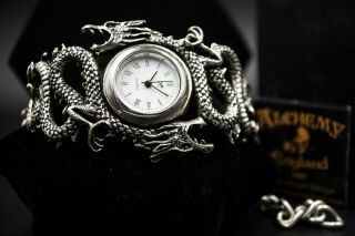 Alchemy Gothic Aw16 Dragon Quartz Watch Bracelet One Size