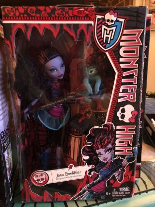 2013 Monster High Jane Boolittle Doll & Diary Mattel