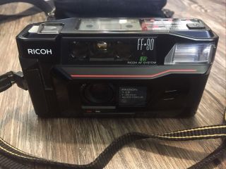 Vintage Ricoh Ff - 90 35mm Af Point And Shoot Film Camera