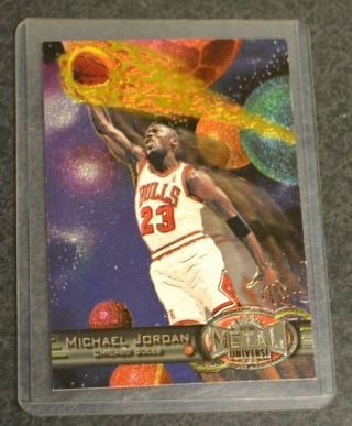 Michael Jordan Chicago Bulls 97 98 Metal Universe 23 Skybox Card