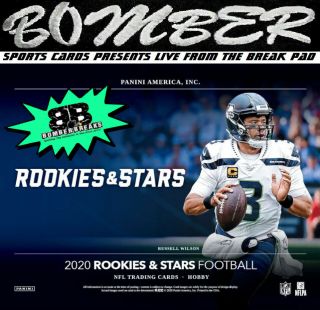 Los Angeles Chargers 2020 Panini Rookies & Stars Football Hobby 4 Box Break 6