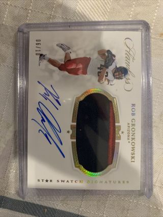 Rob Gronkowski 2020 Flawless Auto 2 Color College Game Worn Jersey 6/10