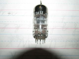 Vintage Iec Mullard 12at7 / Ecc81/ Vacuum Tube
