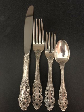 1 Place Setting Of Gorham Crown Baroque Sterling Multiples Available 2