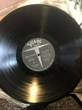 Vintage Gerry MULLIGAN Meets Stan GETZ Record Album Jazz Hard Bop 3