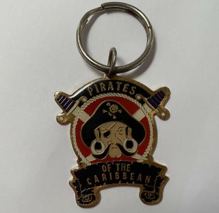 Vintage Disney Pirates Of The Caribbean Key Chain