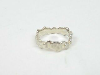 Authentic Tiffany & Co.  Paloma Picasso Ring Ag925 Sterling Silver Vintage R10220