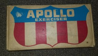 Vtg 1970s Apollo Exerciser Set Fitness Includes Instruction Book Box Incomplete