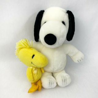 Vintage 1968 United Feature Syn Plush Snoopy Dog Peanuts Charlie Brown Woodstock