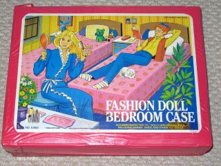 Vintage Barbie Doll Bedroom Case By Tara Toy Corp 10900