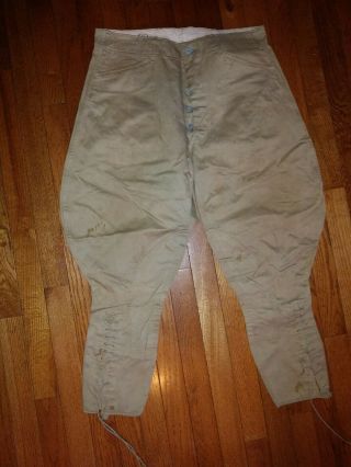 Vintage Wwi Era U.  S.  Army Military Uniform Riding Pants / Breeches / Cavalry