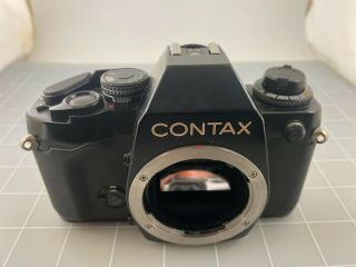 Vintage Contax 159 Mm 35mm Slr Film Camera Body As - Is / Repair