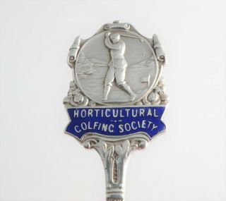 Vintage Sterling Silver Golf Spoon Horticultural Socioety Hallmarked 1931
