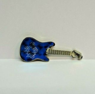 Vintage Deep Purple Guitar Metal Rock Lapel Jacket Pin 2 1/8 