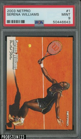 2003 Netpro Tennis 1 Serena Williams Psa 9