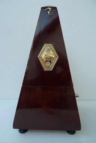 Antique Metronome J.  T.  L.  De Maelzel Made In France With Bell