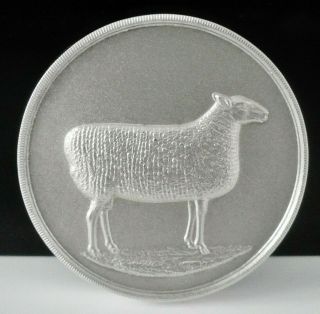 Cased Silver Medal,  Society Of Border Leicester Sheep Breeders 1936