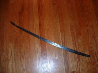 [sd - 024] Japanese Samurai Sword: Koto Mumei Katana Blade 69.  3 Cm