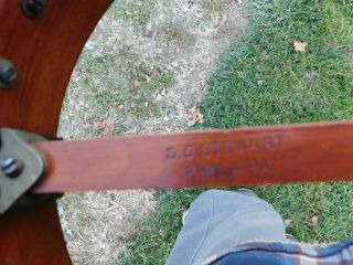 antique SS Stewart Philidelphia 5 string banjo project 2