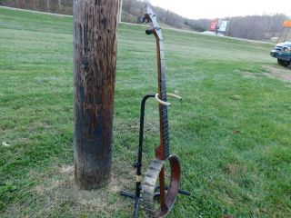 antique SS Stewart Philidelphia 5 string banjo project 5