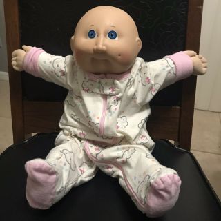 Cabbage Patch Kids Blue Eyes Bald Dimples 1978 1982 1985 Signed Xavier Rare