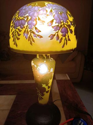 . Emile Galle Lamp