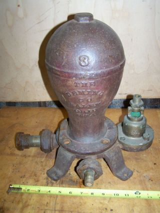 Antique Deming 3 Hydraulic Water Ram Pump Salem Ohio